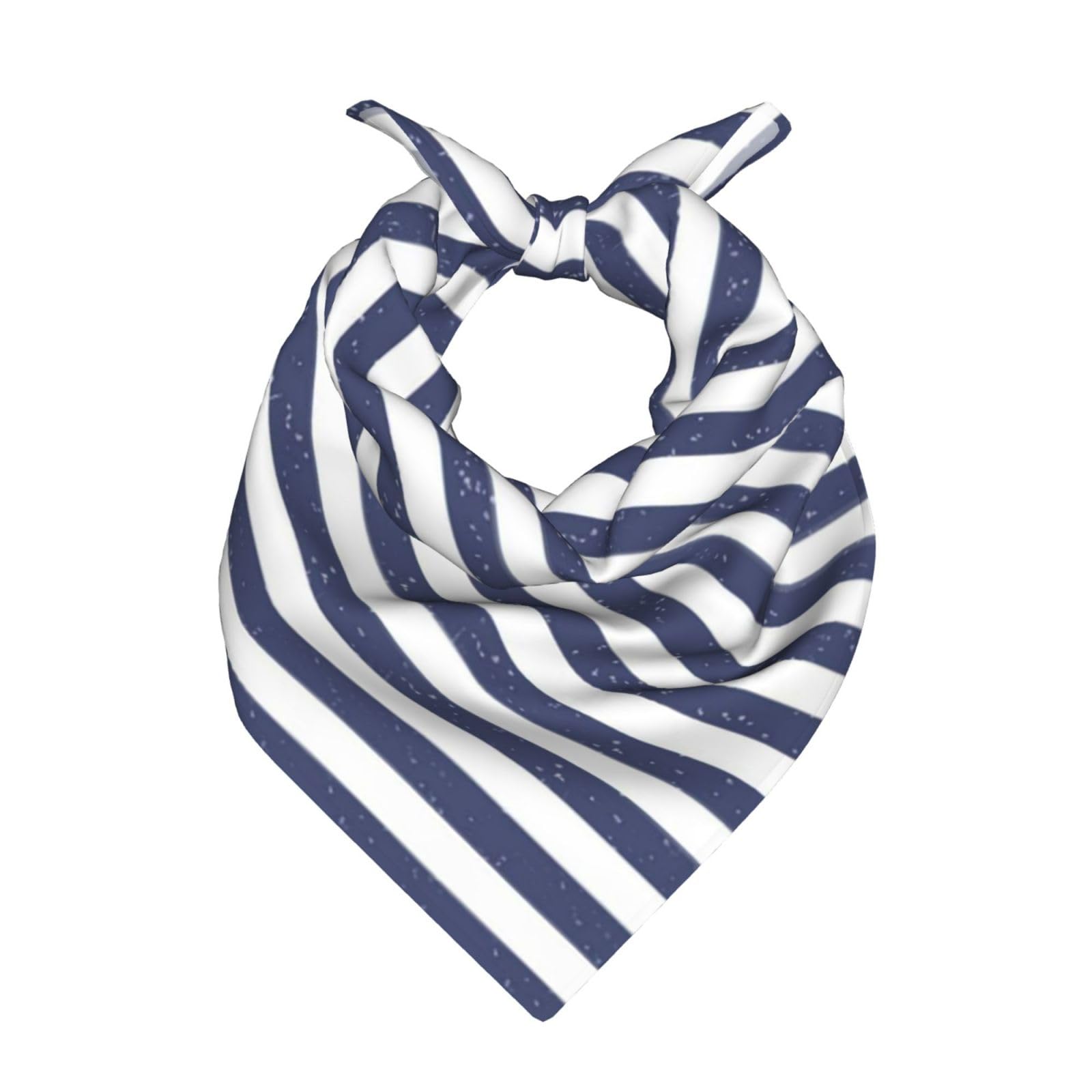 Zouey Bandanas For Women Or Men Headband Square Head Scarf Tie Flight Attendant Scarf,Blue White Striped Pattern