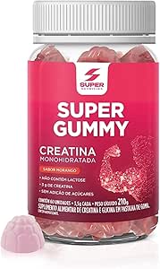  Super Gummy Creatina Monohidratada Sabor Morango 60 gomas 