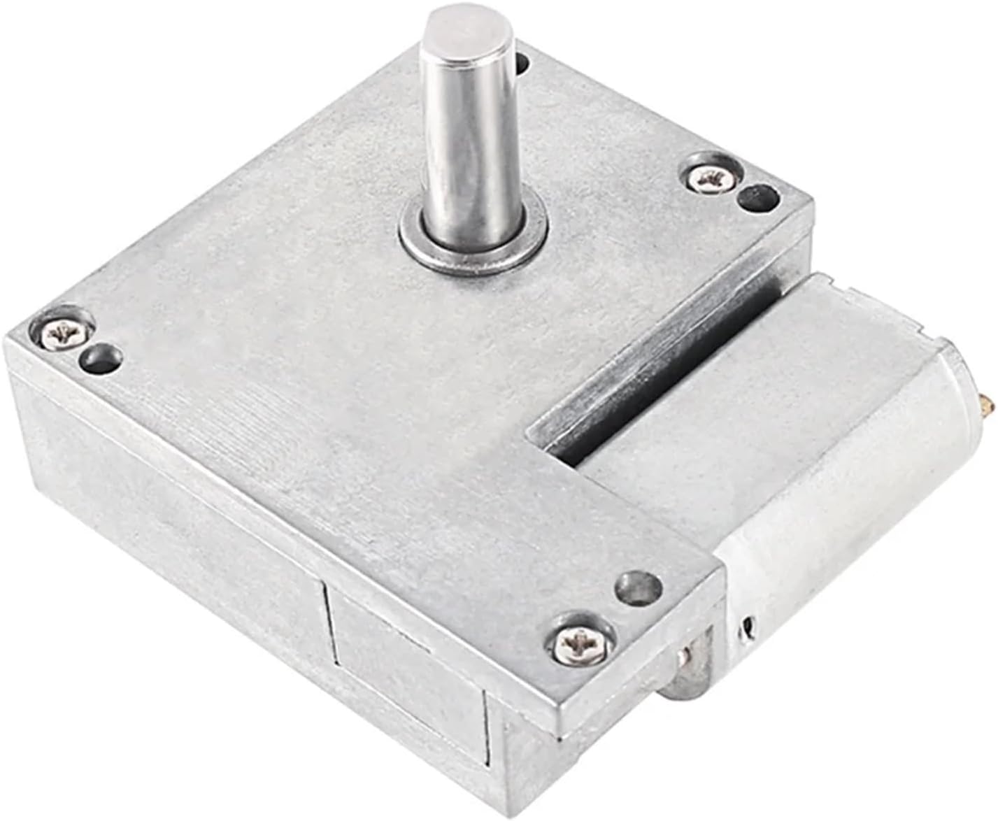 GF5560 180 DC 6V 12V Worm Gear Motor Square Gearbox Electric Metal High Torque Reduction Reducer(E Type,1 to 53.8_12V)