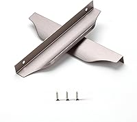 Vista 12 de Satanga Tiradores de Dedo Edge para Gabinete de Cocina, Perillas de Cajón de Perfil Bajo, Puerta, Tocador de Baño, Manijas Largas de Alacena