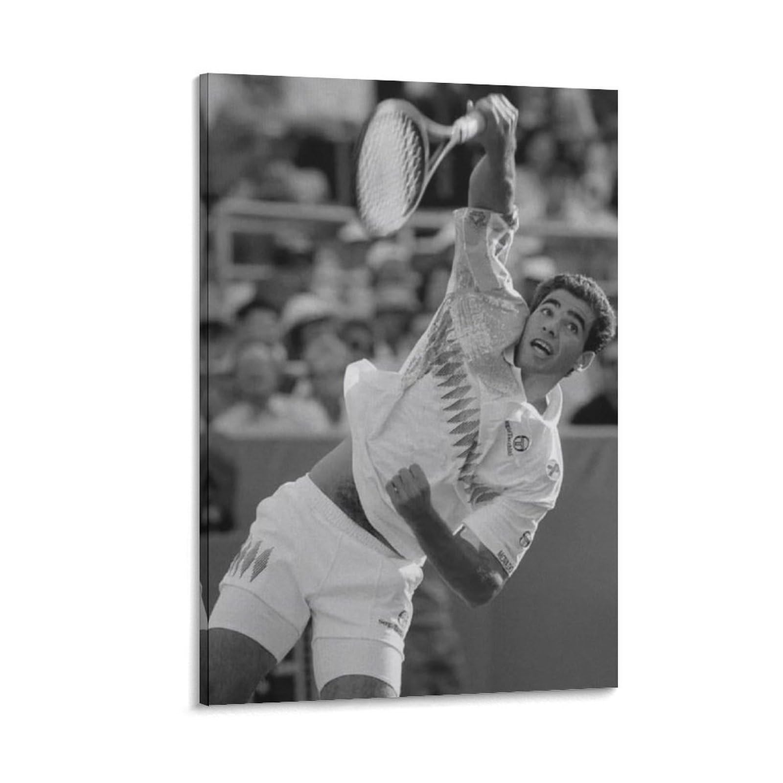 ASUIU Pete Sampras Canvas Poster Poster Cool Artworks Painting Wall Art Canvas Prints Hanging Picture Posters 16x24inch(40x60cm)