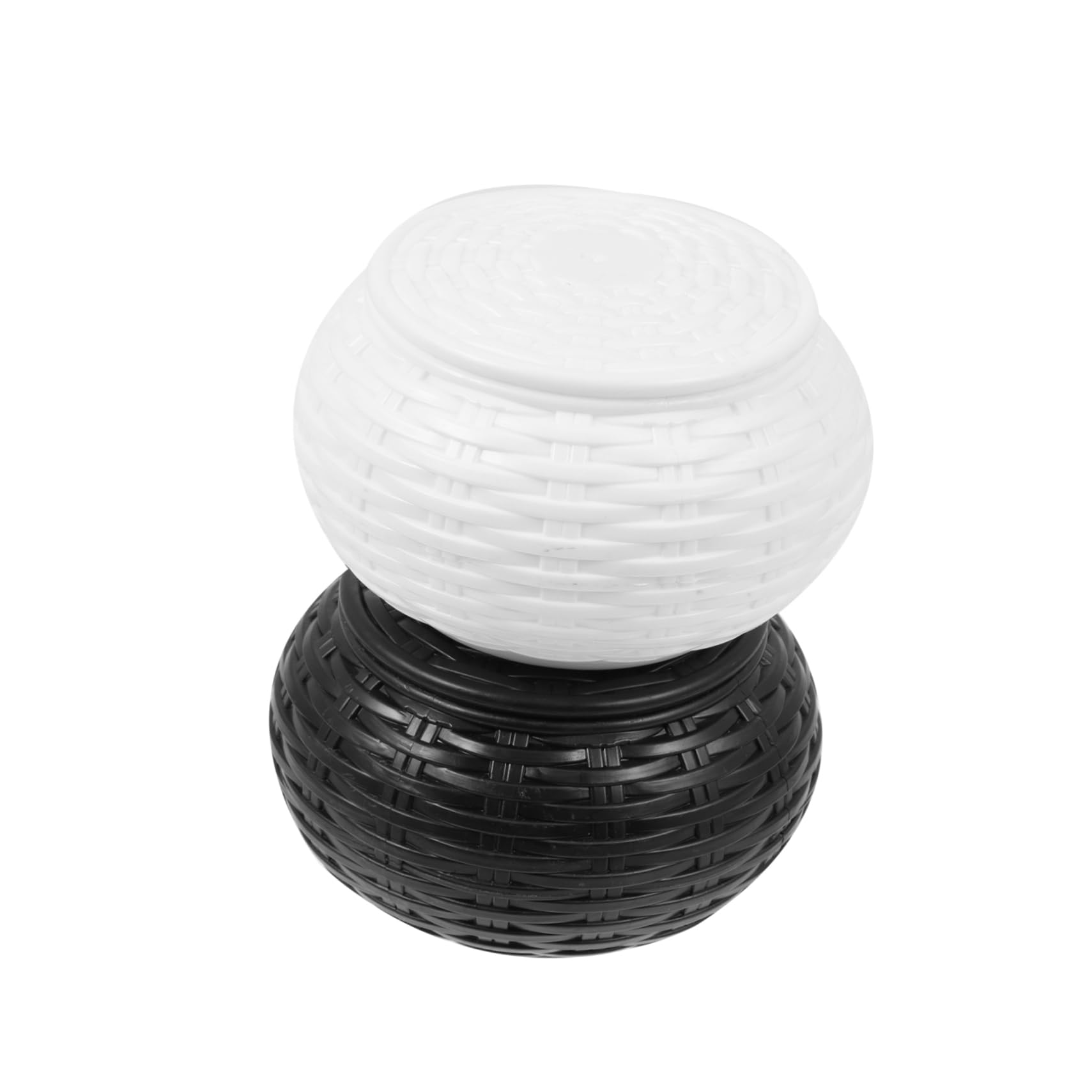 Kisangel 1 Pair Sturdy Go Chess Piece Storage Box Lightweight Practical Plastic Container with Lid for Easy Cleaning and Portability for Go Game Supplies and Simple Piece Organization