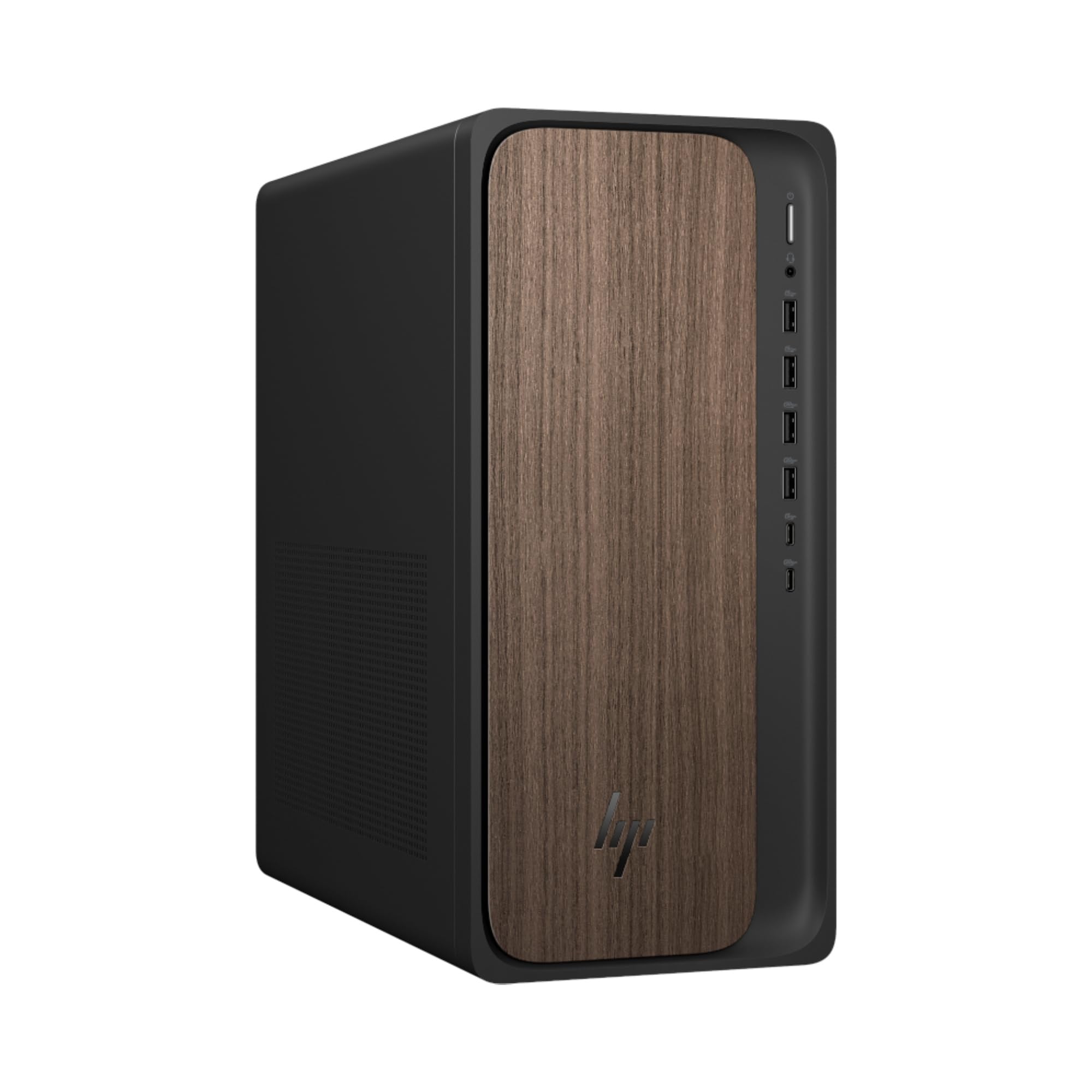 HP OmniDesk AI, Ordenador de Sobremesa con IA, Intel Core Ultra 5 225, 16GB RAM, 1TB SSD, Wi-Fi 6E, Windows 11 Home, Gráficos Intel, PC Torre para Trabajo y Productividad, Marrón
