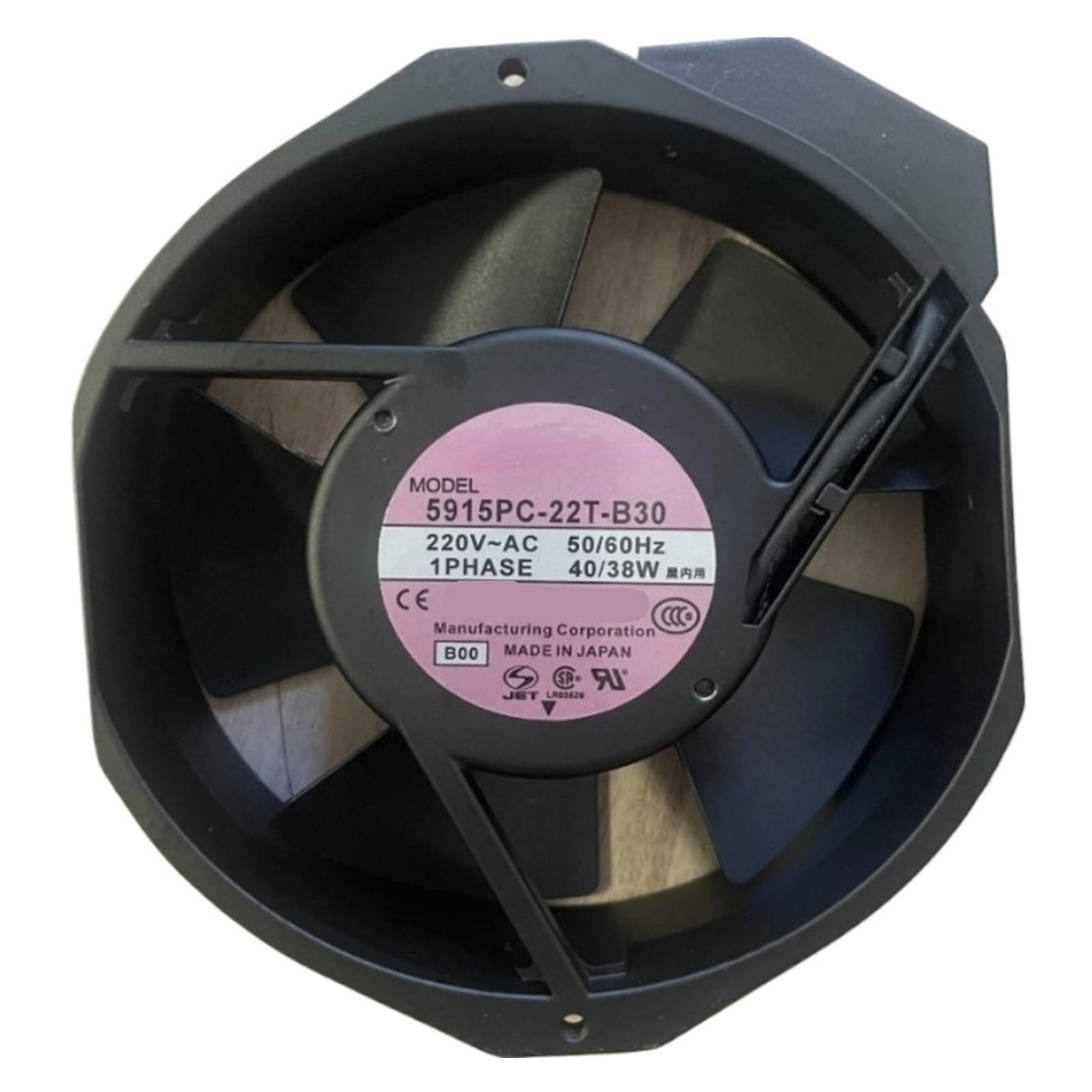 Cxdfrser One Color 5915Pc-22T-B30-B00 220V 40/38W 17238 172X172x38mm Cooling Fan