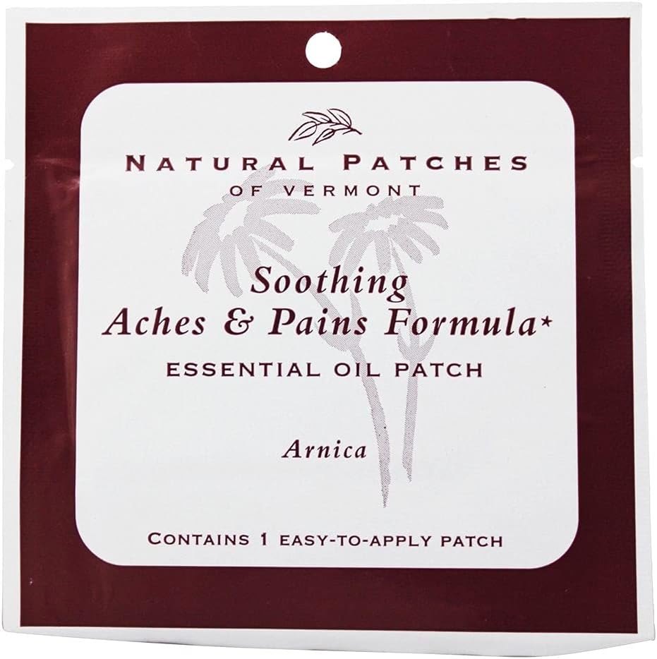 Natural Patches of Vermont - Aromatherapy Body Patch Essential Oil Blend Arnica - Formerly Naturopatch