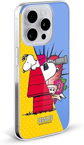 Miniatura 2 de Head Case Designs Carcasa rígida con licencia oficial de Peanuts Snoopy Pirate Halfs and Laughs, compatible con Apple iPhone 15 Pro Max