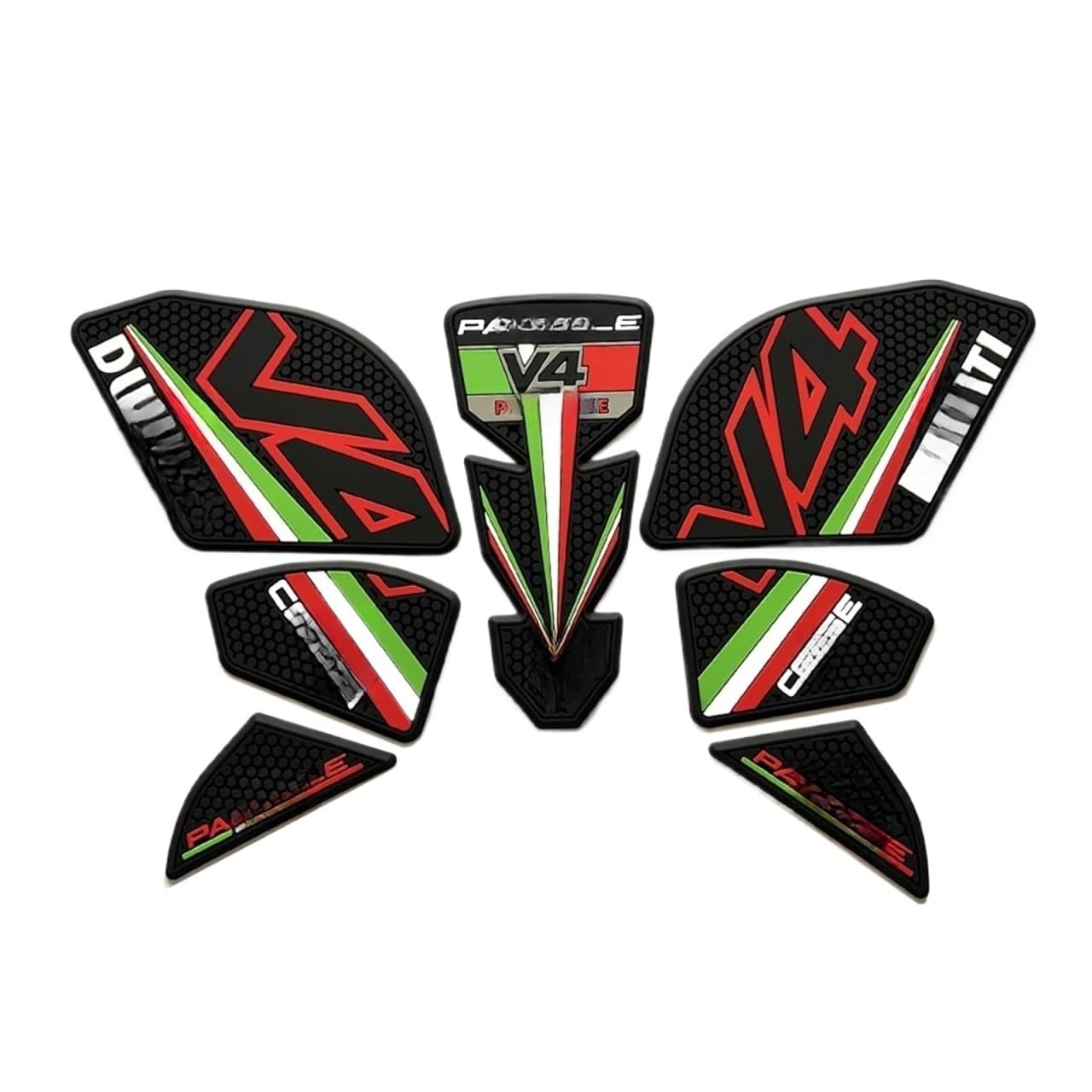Fuel Tank Grip Pads Knee Traction for Du&Cati V4 Panigale V4S Streetfighter V4 S 2018 2019 2020 2021 2022 Motorbike Tank Fuel Tanks Pads