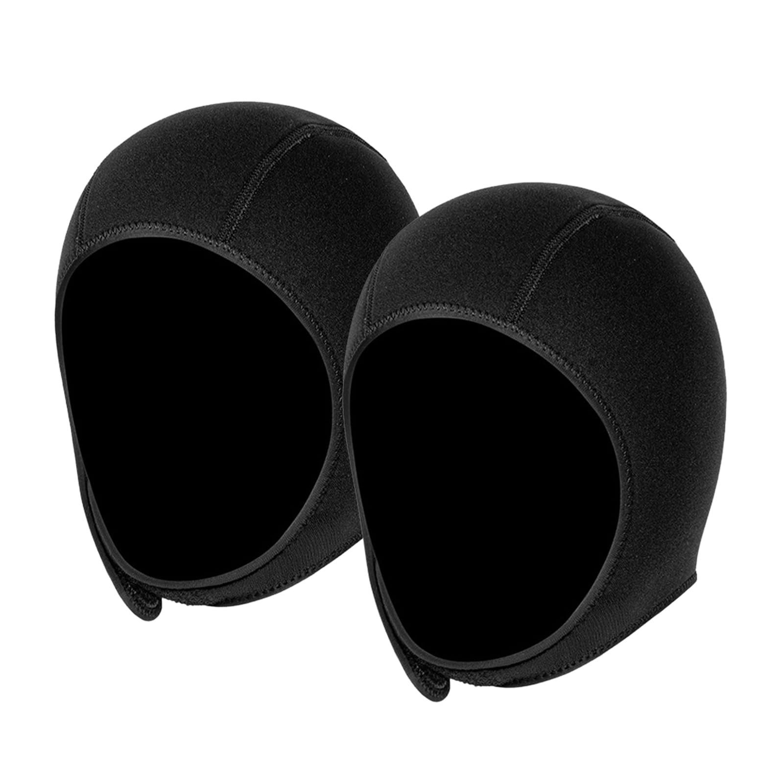 Gorro de Buceo de Neopreno 3MM, CáLido para Esnórquel Natación con Correa para La Barbilla, Hombres Mujeres, Buceo Surf Kayak Vela, Paquete 2