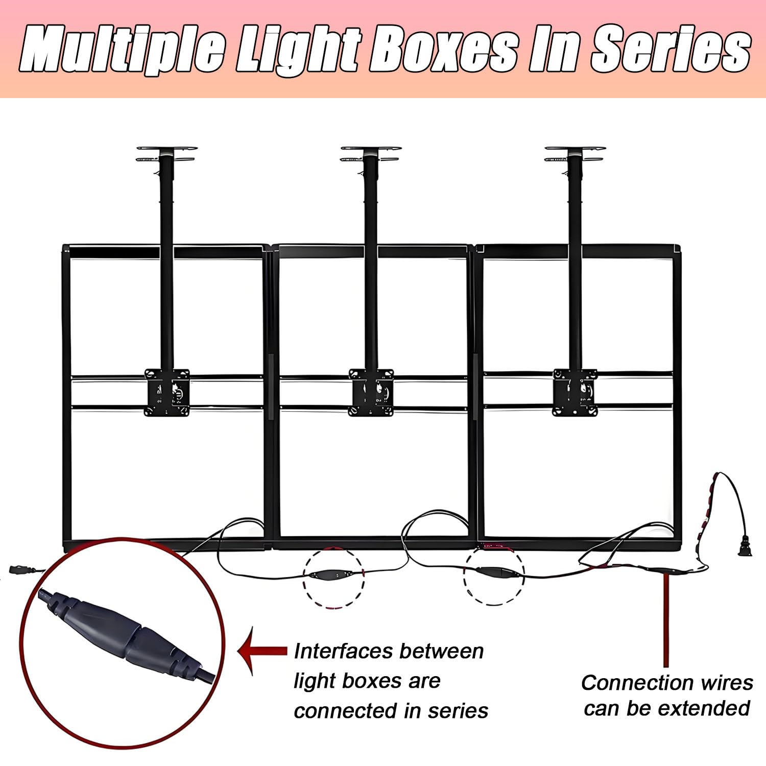 Caja de luz 3D delgada con marco a presión, tablero de menú electrónico para restaurante, cafetería, cafetería, tienda de bebidas