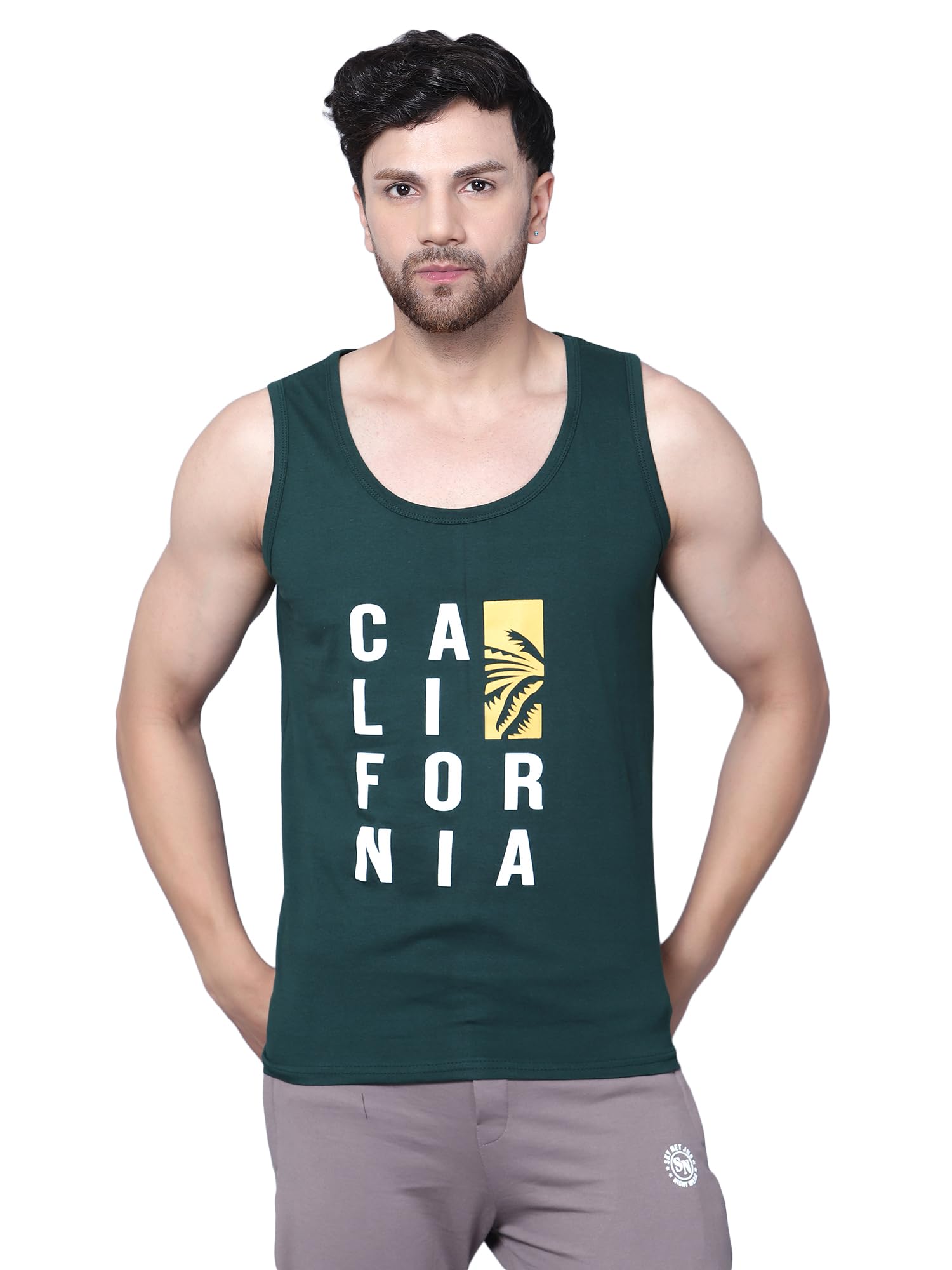 Designer Men Vest Versatile Cotton Sando/Baniyan/Ganji for Boys - Perfect for Gym Workouts, Vacations, and Beaches-image-47