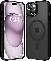 Vista 49 de Funda compatible con iPhone 14/13 [compatible con Magsafe y protección de grado militar] Funda delgada magnética translúcida mate para iPhone 13/14
