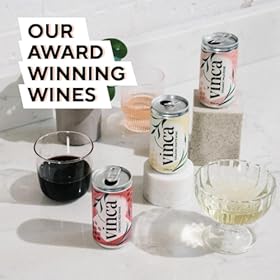 Vinca – Organic Canned Pale Rosé Wine, Delicate & Refreshing, Portable & Eco-Friendly, 187ml Multi-Pack of 6 Vinca - Organic Canned Pale Rosé Wine, Delicate & Refreshing, Portable & Eco-Friendly, 187ml Multi-Pack of 6 – Vinca