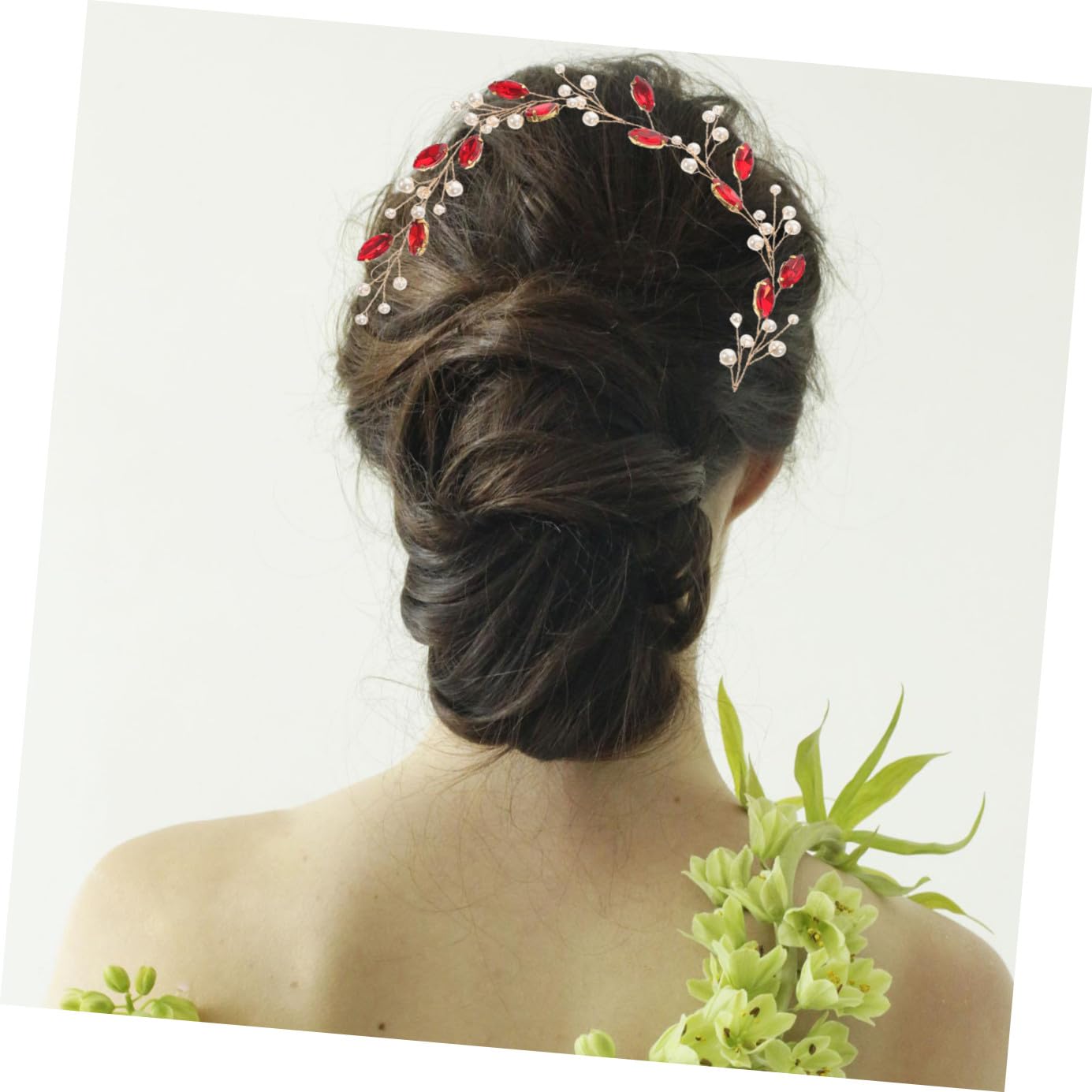 Healeved 5piezas Diadema De Perlas Para Novia Tocado Nupcial Decoración De Cabello Para Bodas Accesorio Elegante Para Fiestas y Eventos Especiales