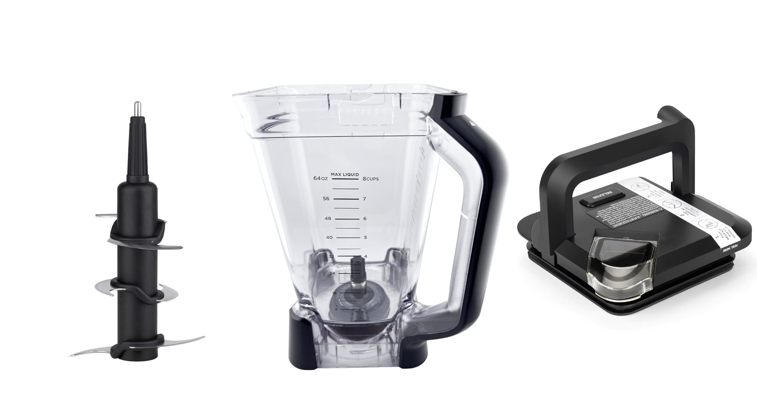 Amazon.com: Pitcher with lid and blade compatible with Ninja