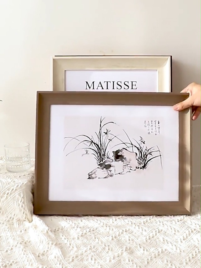 Amazon.co.jp: 額縁 F4 油絵用 F4サイズ 絵画 水墨画 樹脂 ヨーロッパ