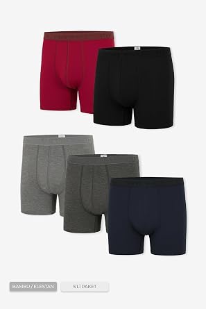 Steve Wolls Mens Color 5 Li Long Leg Bamboo Boxer - 25204