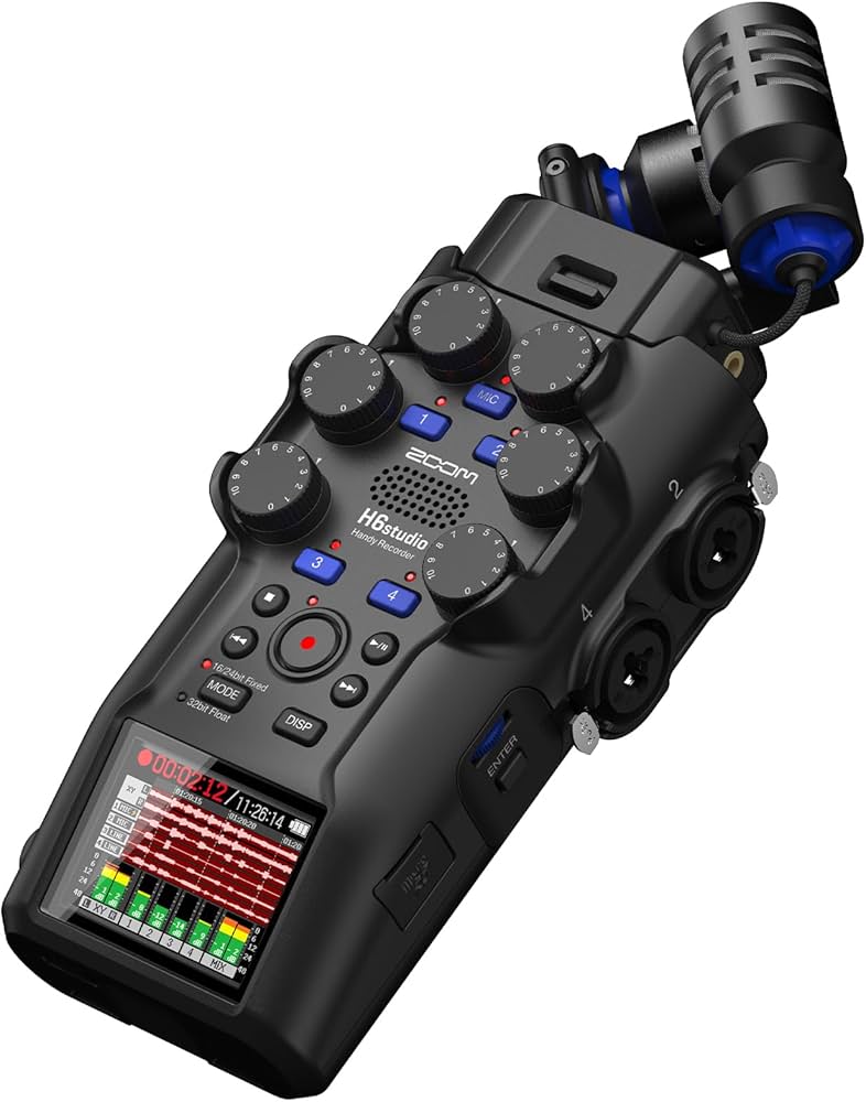 Amazon | ZOOM ズーム H6 Studio ハンディレコーダー 32bitフロート Amazon | ZOOM ズーム H6 Studio ハンディレコーダー 32bitフロート