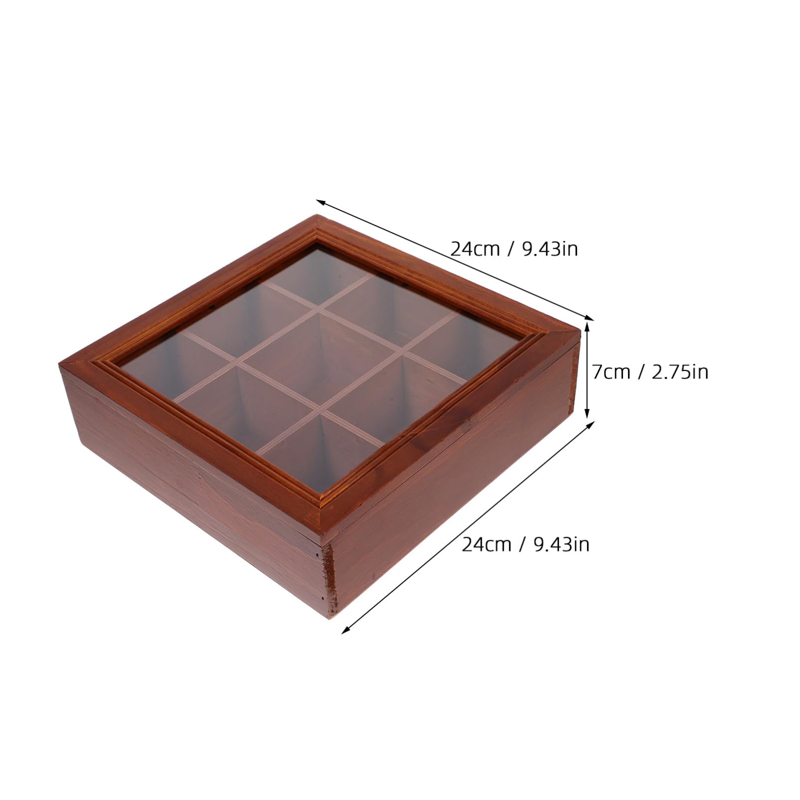 Caja De Almacenamiento De Madera Organizador De Sobres De Té y Azúcar Soporte Para Paquetes Para Cafeterías y Restaurantes