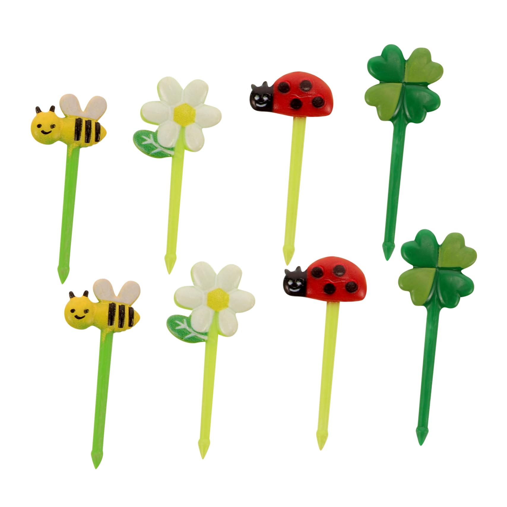 MAGICLULU 20 Paquetes tenedor de frutas accesorios cocinita selecciones de frutas de fiesta decoraciones para pasteles de fiesta selecciones de postre selecciones de bocadillos el plastico