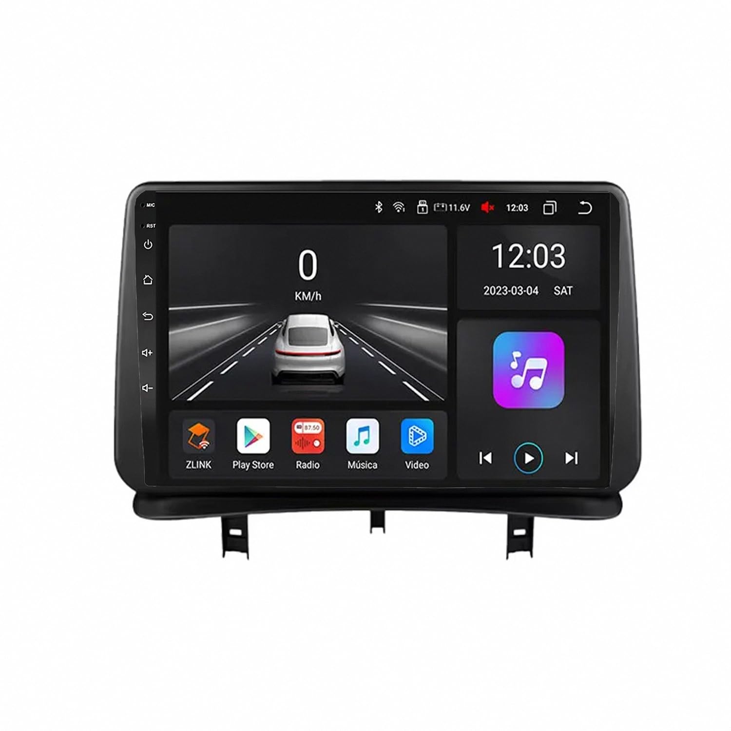 Radio coche 2 DIN para VW Polo Sedan 2008-2018 con Bluetooth y USB 8
