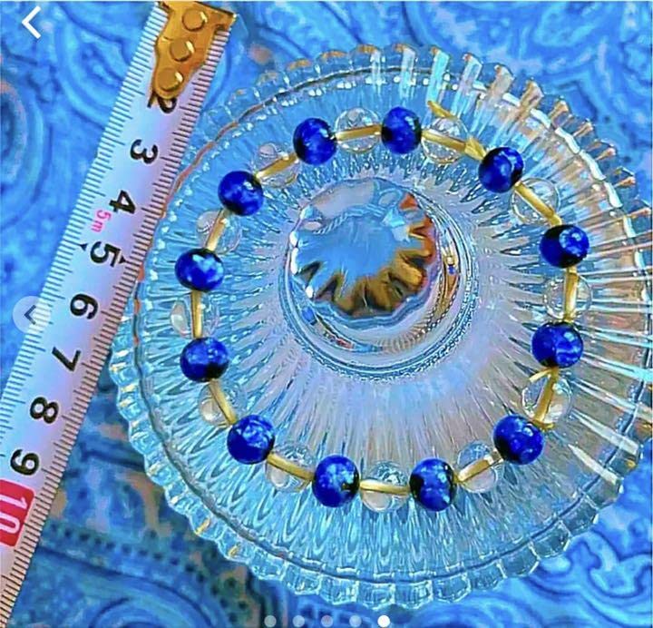 金運爆上げ　身につけると厄除福徳増進！仏宝石！小宇宙純正宝石ラピスラズリのお念珠 金運爆上げ 身につけると厄除福徳増進！仏宝石！小宇宙純正宝石