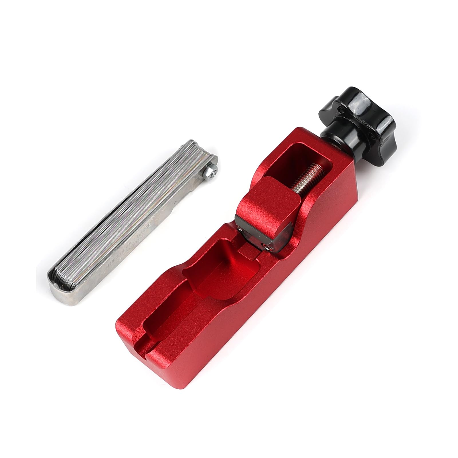 Tsophreniq Red Lightweight Aluminum Sparks Plug Gaps Instrument Calibration Wrench Tool Car Sparks Plug Gaps Tool