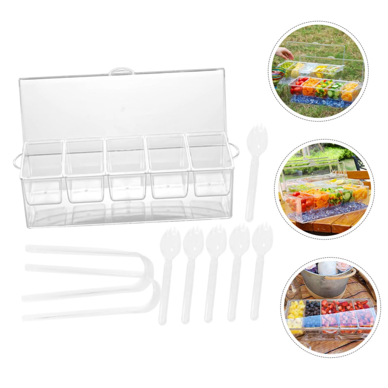 Contenitori per Spezie in Plastica Trasparente Riutilizzabile Barattoli da Cucina per Condimenti Contenitori con Misurino per Spezie e Zucchero Accessori da Cucina Pratici
