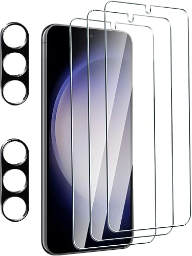 PULEN Protector de pantalla para Samsung Galaxy A13 5GA13 4G LTEA12A42A32 5GA03SA23 4GA23 5GA04A04S (paquete de 3), vidrio templado de dureza 9H