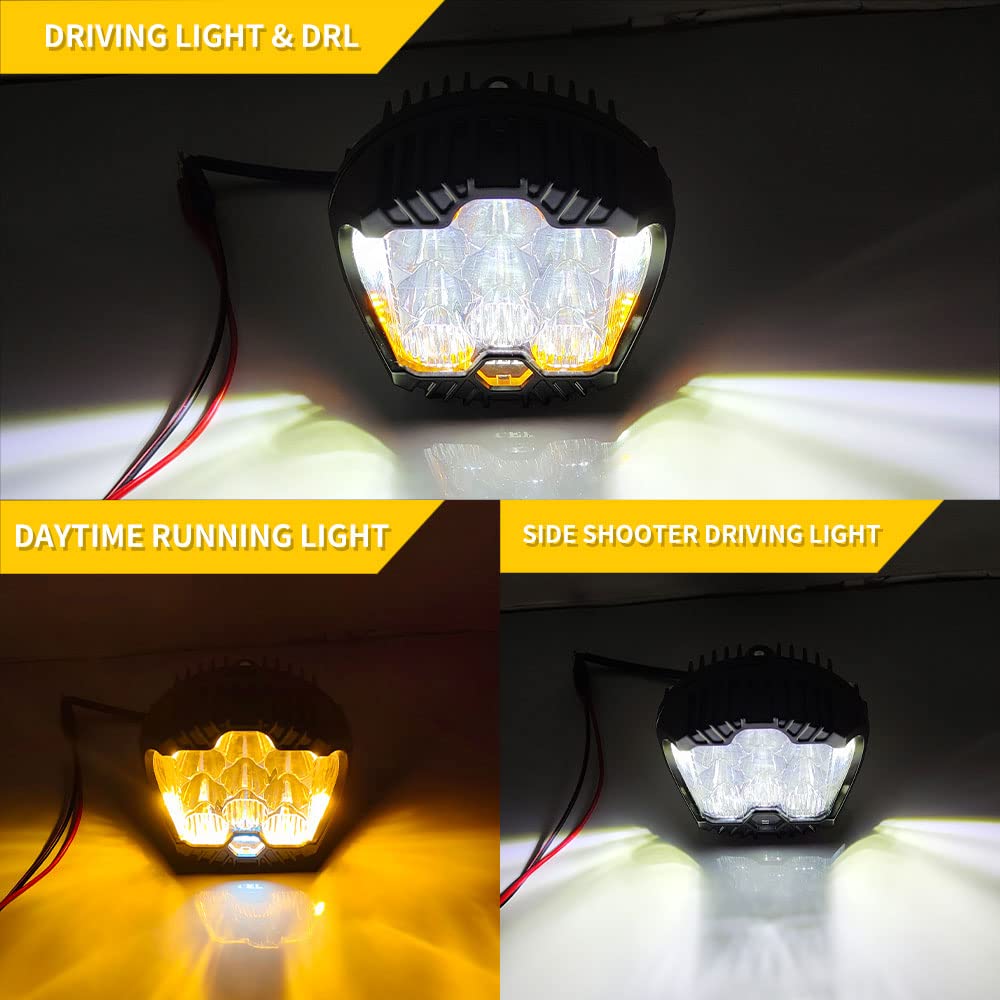 UPXSXT 2Pcs 5 inch Car LED Work Lights - Image 2