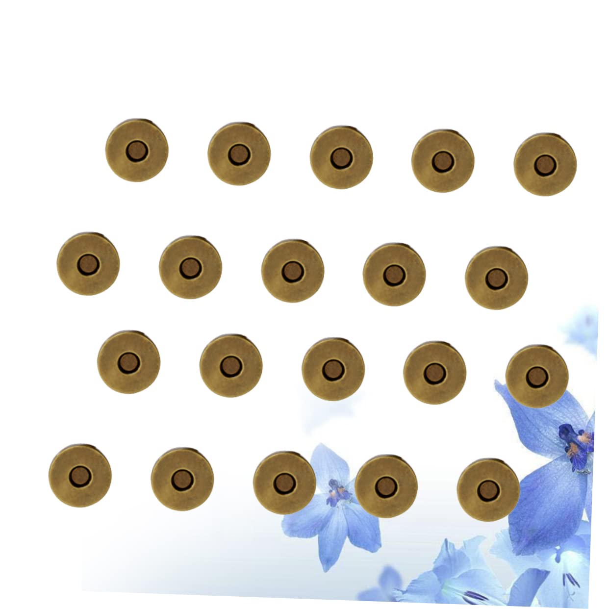 Lurrose Bottoni Magnetici 14mm 200 Pezzi in Metallo per Borse | Borsette e Pochette, Adatti a Riparazione e Creazione, Chiusura a Scatto Forza Magnetica