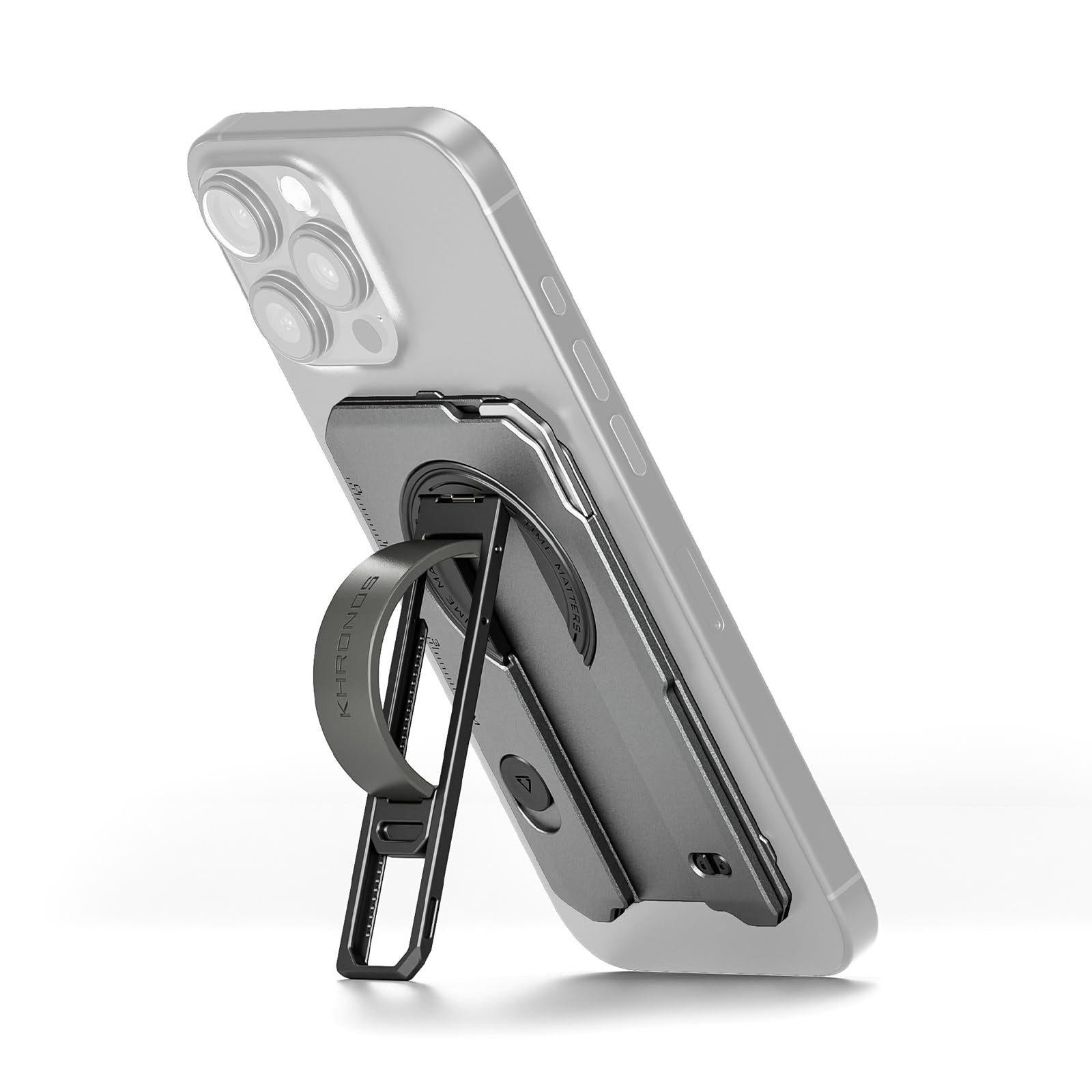 TILTA Khronos - Piastra posteriore magnetica multifunzionale per iPhone 16 Pro Max, grigio siderale, TK-IP16-PMBP-SG