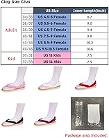 Vista 2 de Wolancy Zapatos tipo zueco para cosplay, disfraz de anime, pantuflas con calcetines