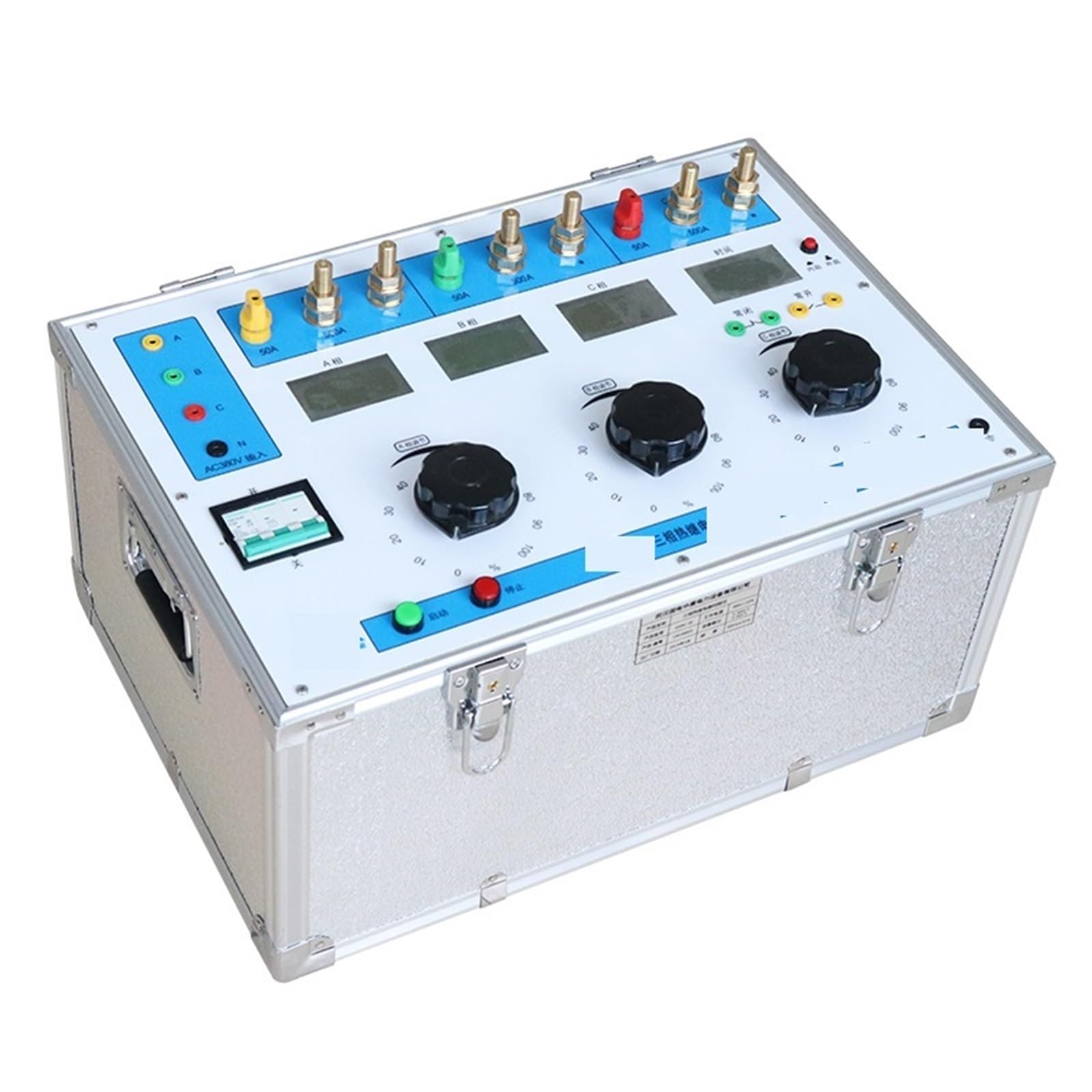Analizador de Redes Eléctricas, Kit de prueba relé térmico trifásico portátil for probador protector motor electrónico