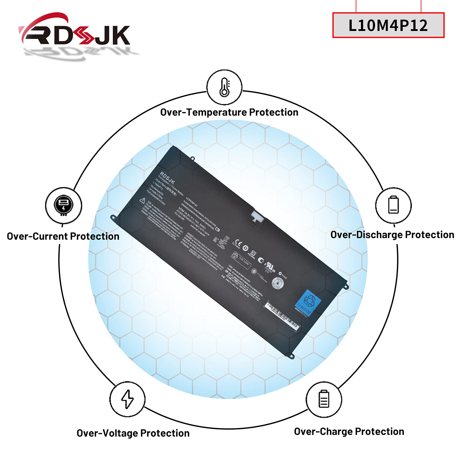 Amazon.com: RDSJ L10M4P12 Laptop Battery for Lenovo IdeaPad U300