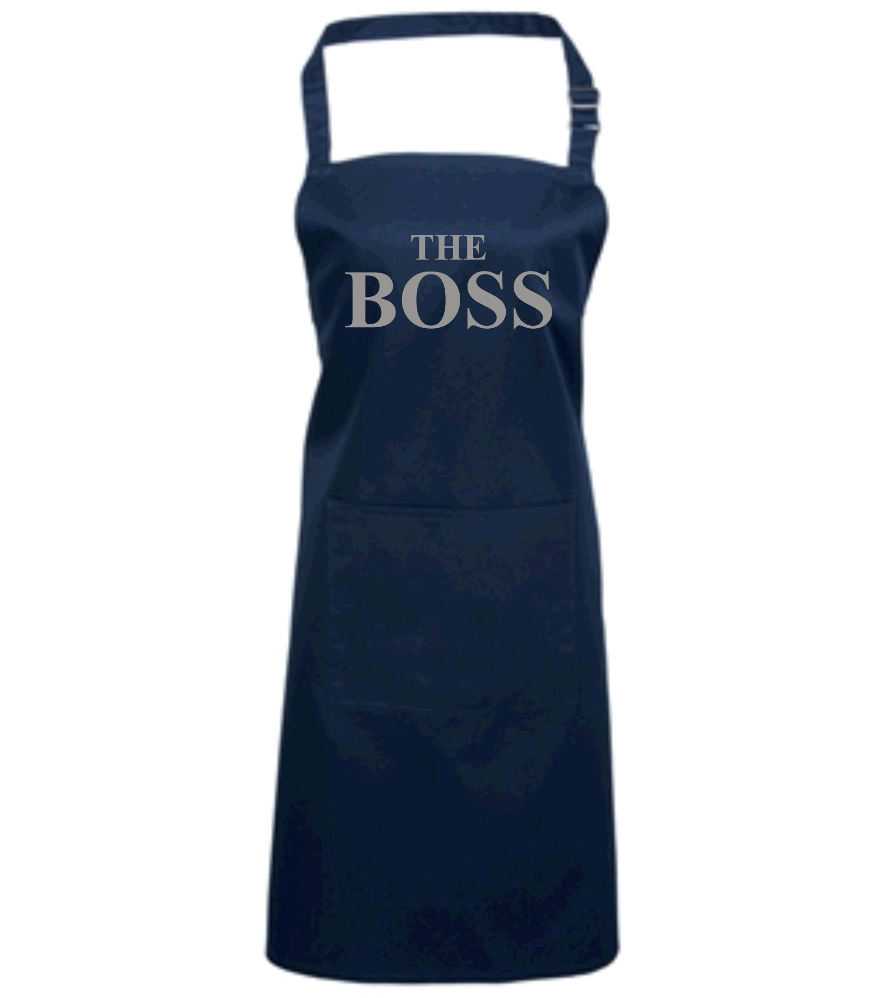 Edward Sinclair |The BOSS | Silver Print | Navy Apron