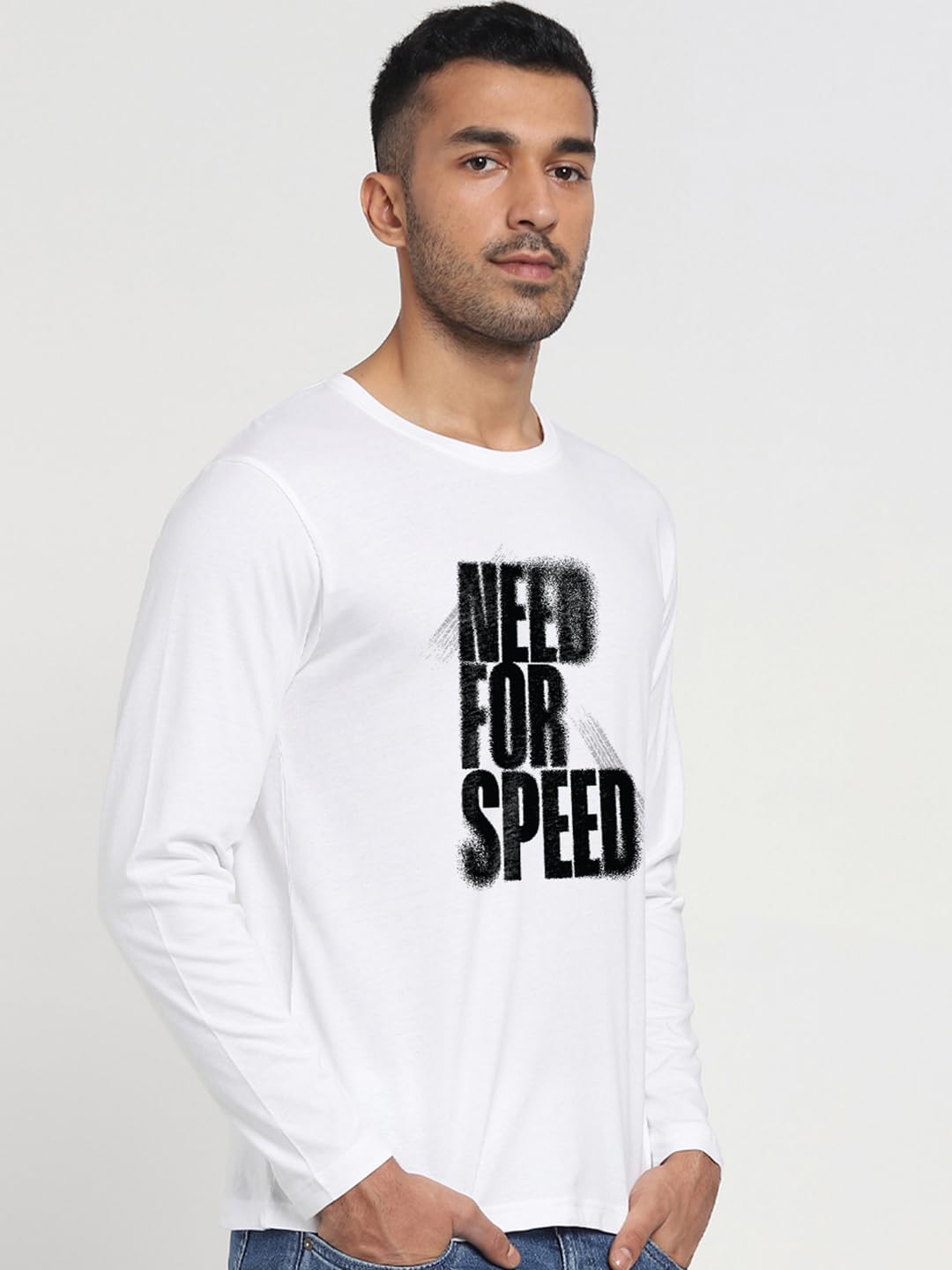 Bewakoof Streetwear - Maglietta da uomo, 100% cotone, con stampa grafica, vestibilità normale, scollo rotondo, in cotone, abbigliamento casual