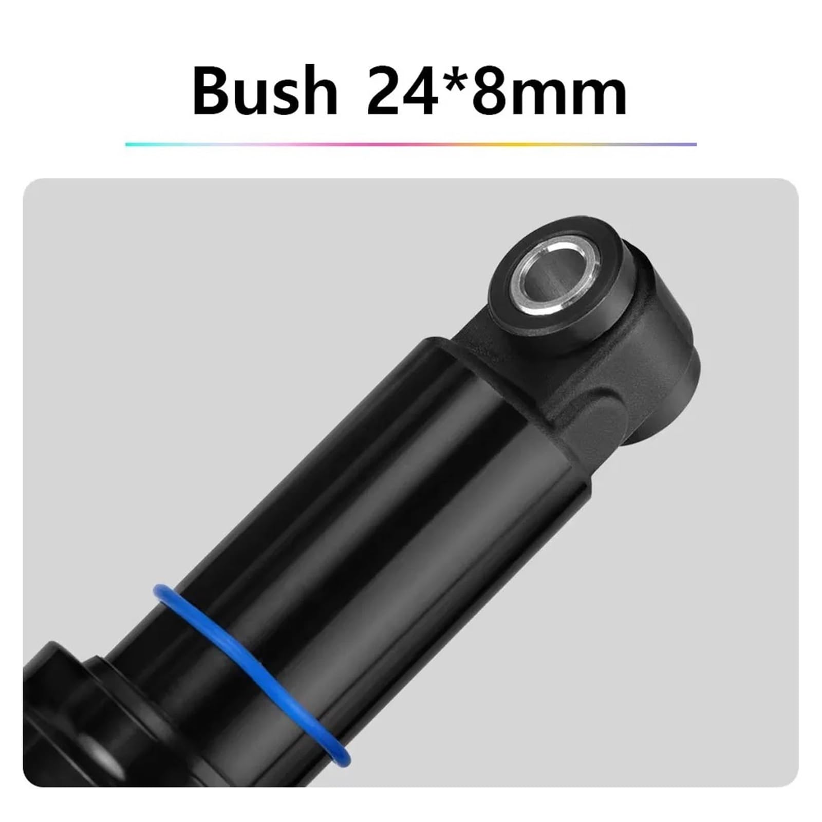 Amortiguador Eje Delantero Amortiguador Trasero con Cámara Aire para Bicicleta Montaña 165Mm 190Mm 125Mm 150Mm para Suspensión Trasera Bicicleta Montaña XC. Amortiguador Eje Trasero(165mm)