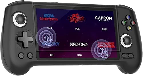 RG556 Juego de mano retro Android 13, rg 556 Juego de mano con pantalla táctil OLED de 5.48 pulgadas, RG556 compatible con DP y WiFi Bluetooth tiene