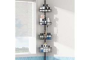 Corner Tension Pole Shower Caddy