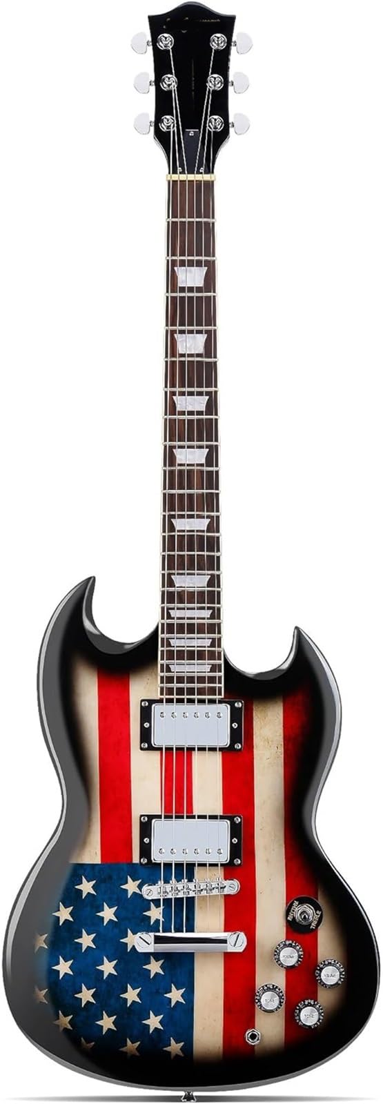 Guitare Électrique 6 Cordes Pour Droitier Avec Touche En Laurier Massif Guitare Électrique Débutants