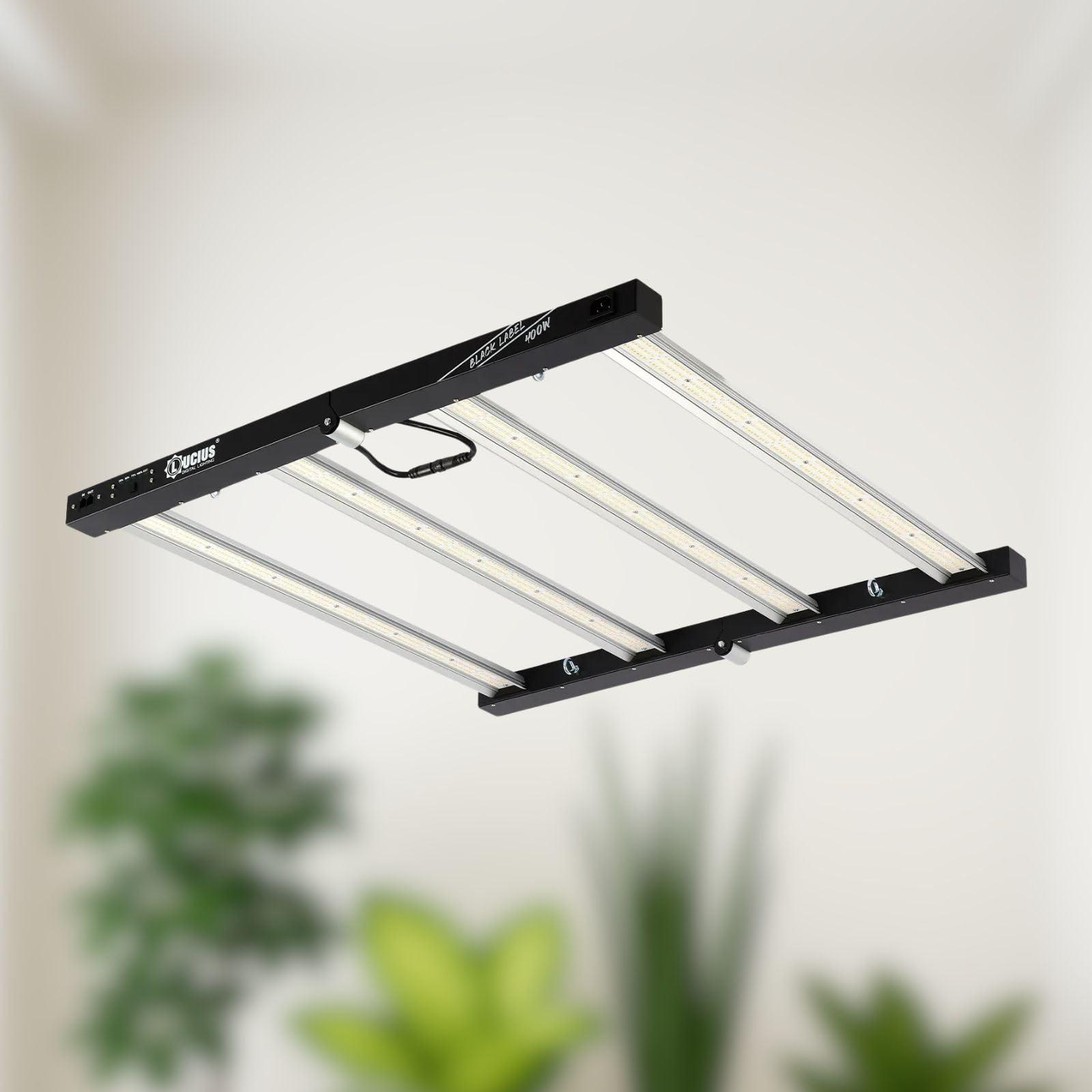 LUCIUS - Lampe LED 400W 2.9 - Culture en intérieur 80 x 80 cm, Croissance/Floraison, Intensité réglable, Serres et plantes d’intérieur, légumes et fleurs, Basse température