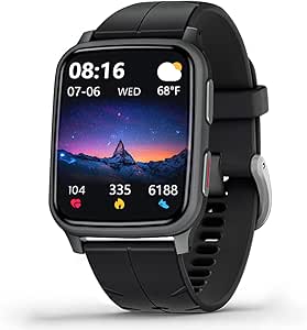 MorePro Smart Watch, Fitness Tracker with Blood Oxygen Heart Rate Monitor,1.69'' Touch Screen Blood Pressure Watches with 20 Sports Modes, IP68 Waterproof Pedometer for Men Women Android Compatible