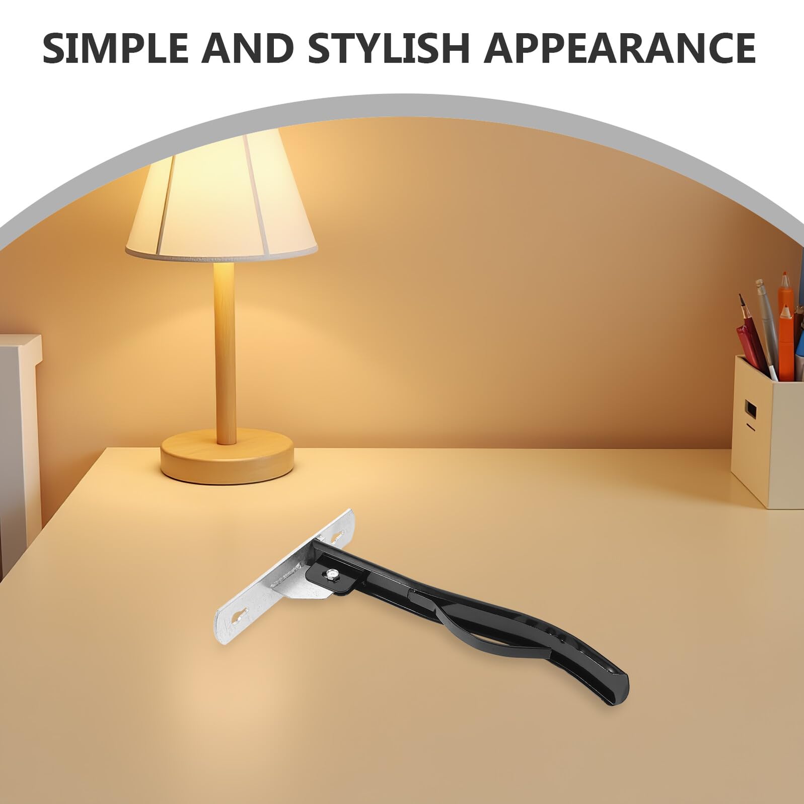 Soporte Plegable para Aparejos de Caballo Montado en Pared | Hierro Negro, 39, 50x24, 20x5, 00cm, para Establo y Competiciones Ecuestres