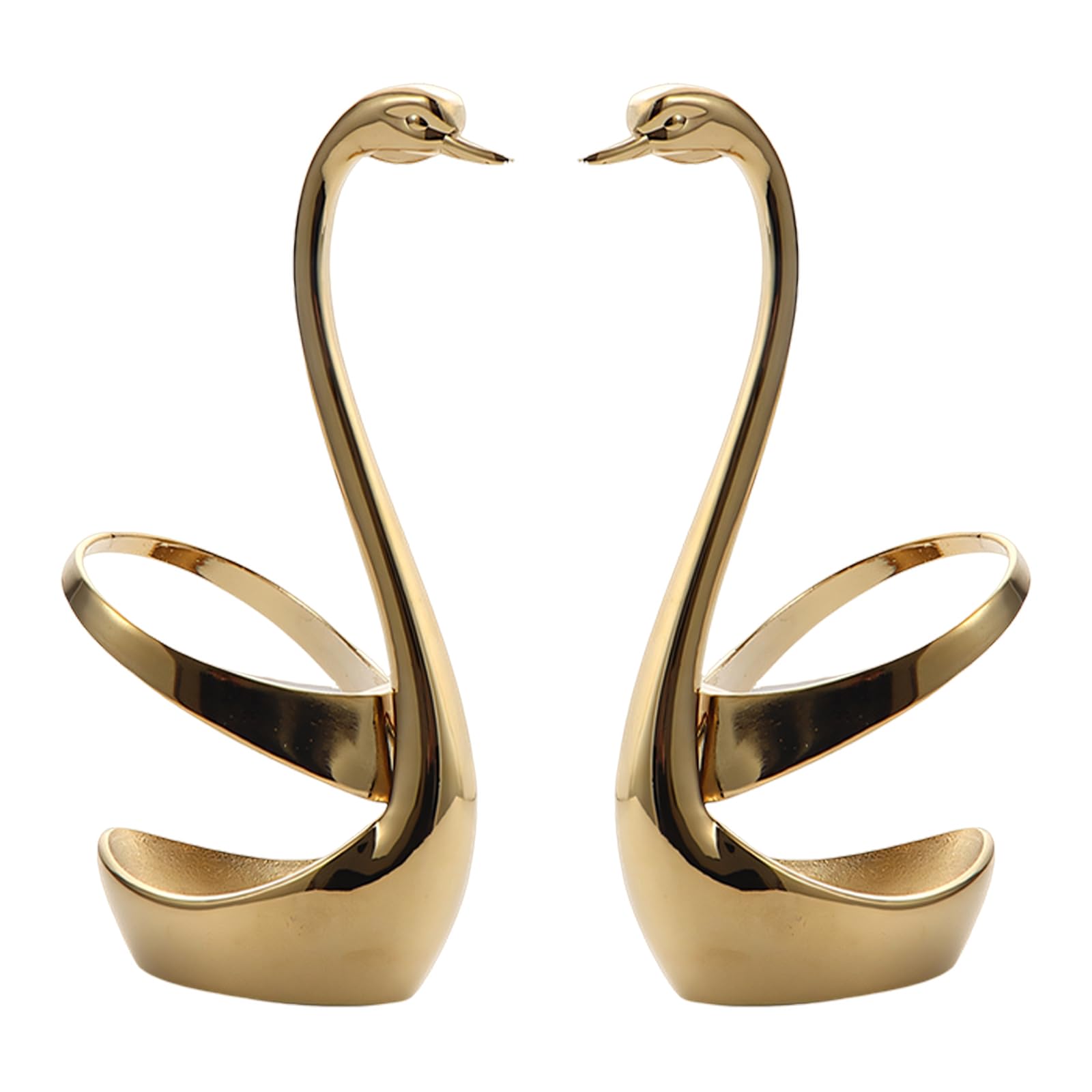 ZBIianxer Swanning Shape Tableware Holder Stainless Steel Spoon and Fork Stand Organiser for Dinner Table Cutlery Holder Hygienic Rustless Stand