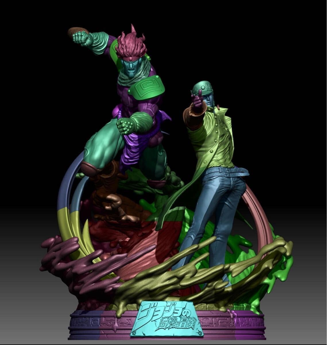 ジョジョ フィギュア 承太郎 ガレージキット ジョジョ フィギュア 承