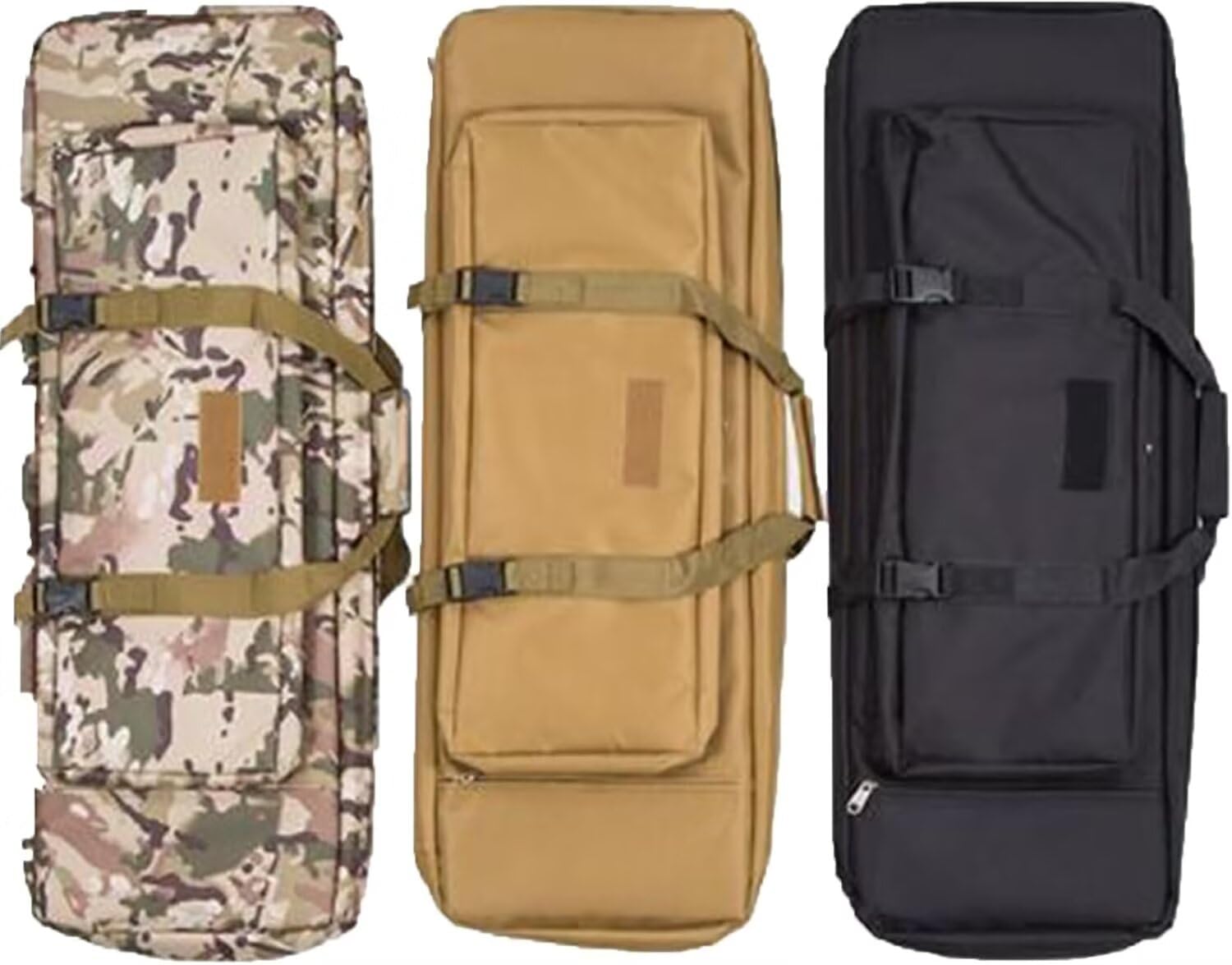 Genérico Bolsa De Armas, Funda de Fusil, Bolsa Doble para Rifles, Mochila para Carabina Airsoft Funda Escopeta Porta Caza, Almacenar O Transportar Rifles
