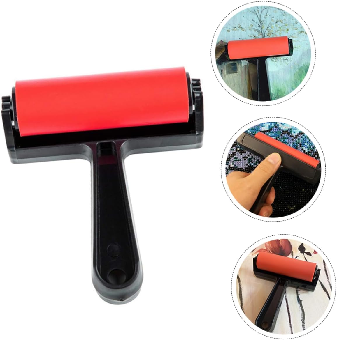 DOITOOL 2pcs Plastic Printmaking Rollers Versatile Glue Rollers for Even Ink and Paint Application Art Projects Convenient and Lightweight Brayers for Creative Use