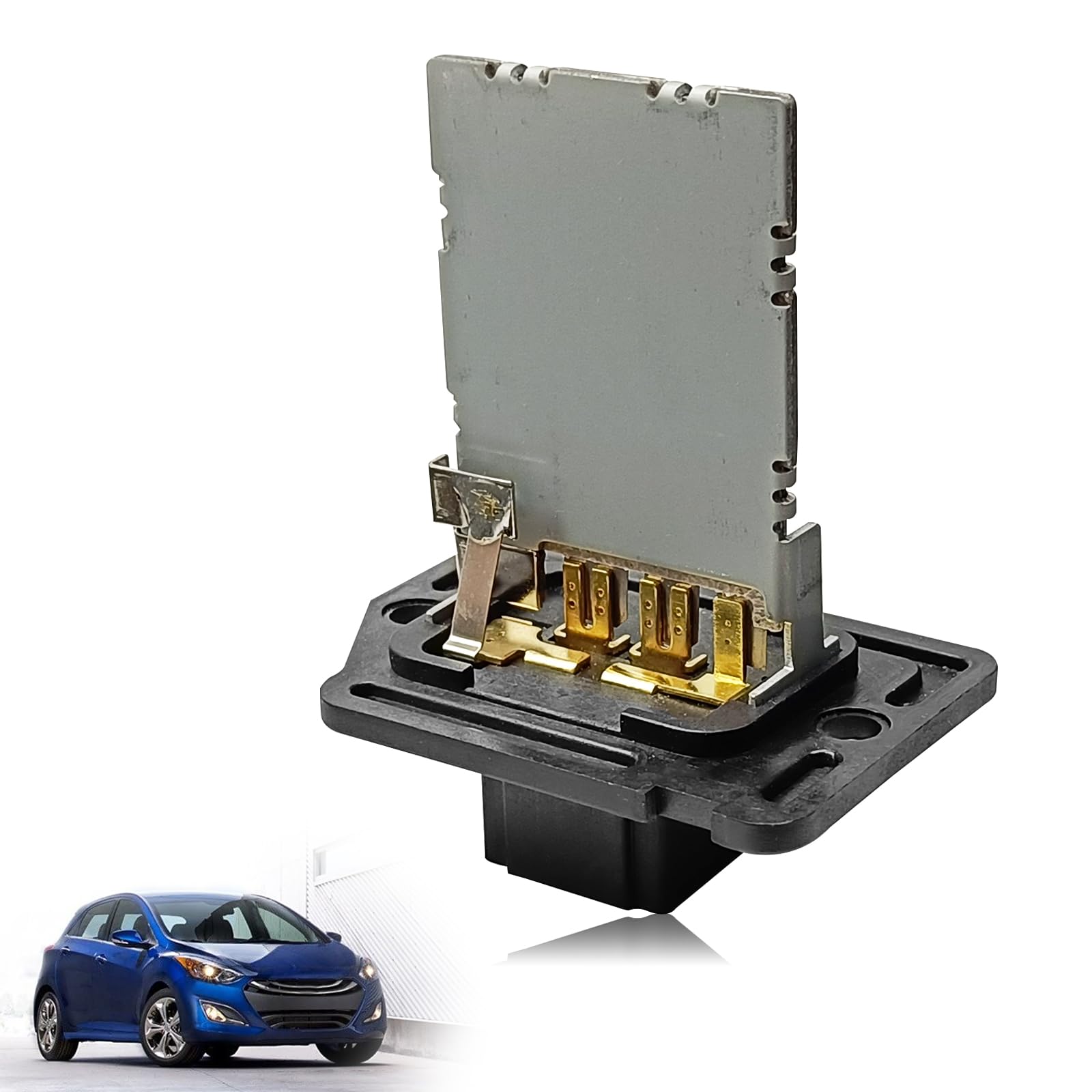 HVAC Blower Motor Resistor Compatible with Hyundai Elantra Sonata Kia Optima Sedona Forte Koup Forte5 AC Heater Blower Motor Resistor Replaces 971283K000