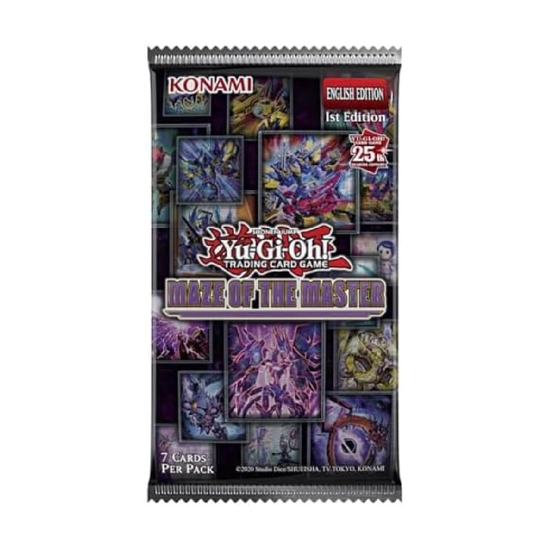 Yu-Gi-Oh! Maze of the Master Booster Pack, English 1st Edition, 7 Cards Per Pack