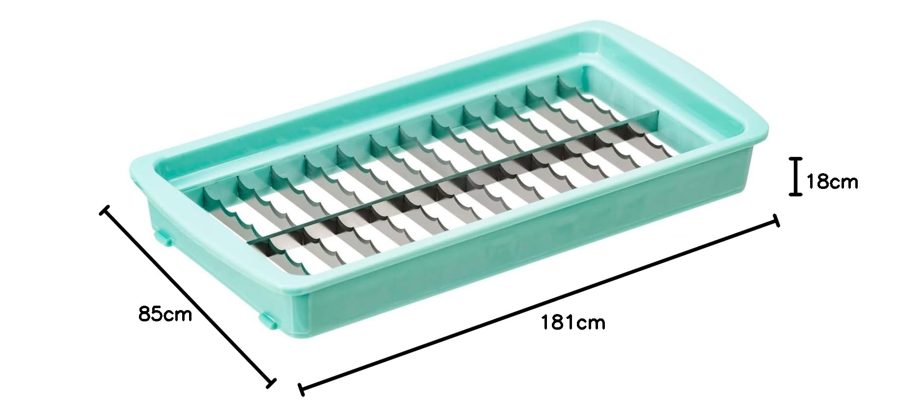 Genius Nicer Dicer Fusion smart Gemüseschneider XXL-Messereinsatz (10x30 mm) für Gemüse Obst Zerkleinen mit G-NOX-Qualität Küche, Haushalt & Wohnen